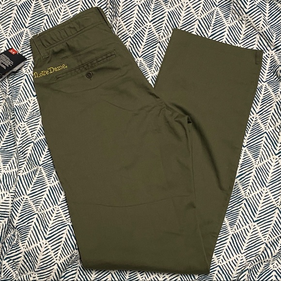 32x34 Under Armour Notre Dame Shamrock Pants - Picture 2 of 11